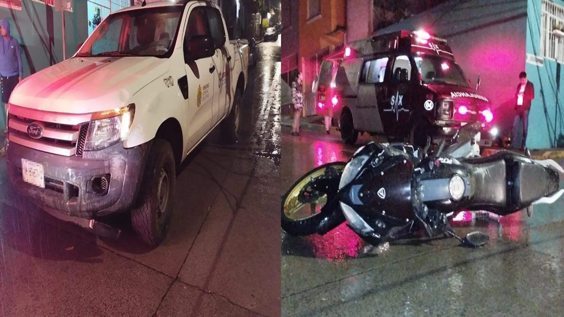 Motociclistas arrollados en Xalapa